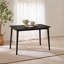 Drea Solid Wood Dining Table - Traditional Rustic Farmhouse Kitchen Style-68285139-68285138