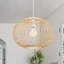 Luminaire suspendu beige à 1 lumière Achaz-1969585380