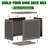35 Gallon Resin Deck Box Waterproof UV Resistant Outdoor Storage Box-610250499