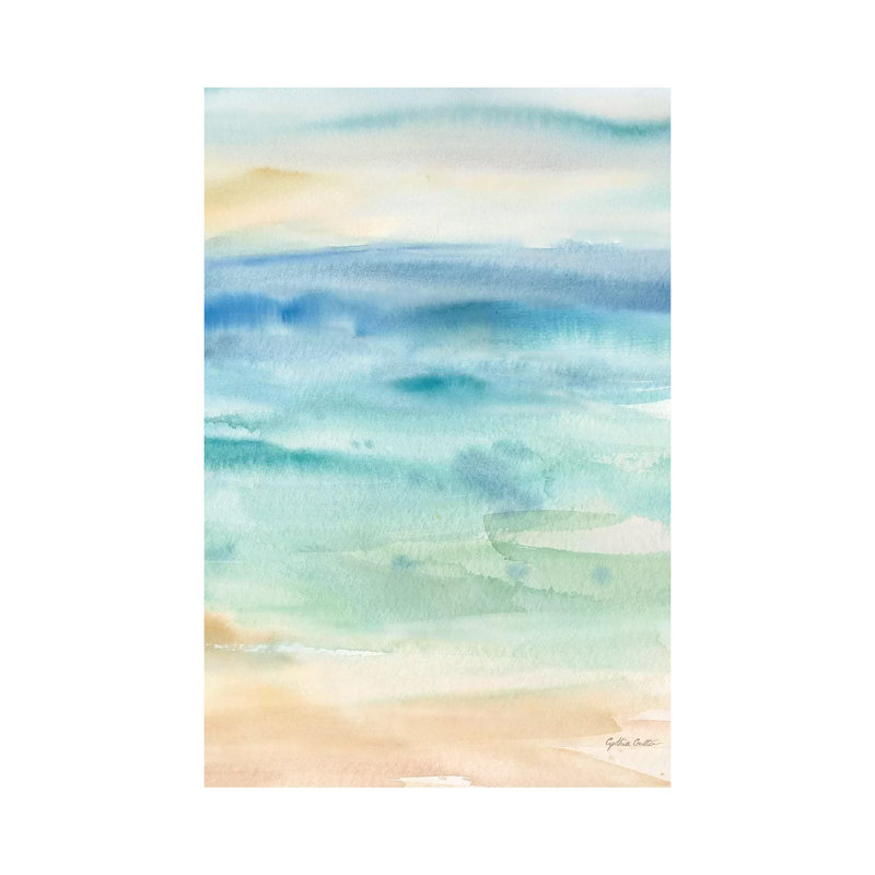 Abstract Seascape II by Cynthia Coulter - Wrapped Canvas Painting, 101.6 cm H x 66.04 cm W x 3.175 cm D