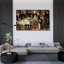 "Portrait de la famille de Hans Rudolf Faesch" par Hans Hug Kluber - Art mural sur toile tendue avec châssis