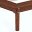 Base de lit plateforme de style Mid-Century moderne, lit en bois à base basse avec tête de lit subtilement inclinée, rails latéraux élargis pour un support à lattes robuste, aucun sommier requis, assemblage facile-1618144288-1618144290
