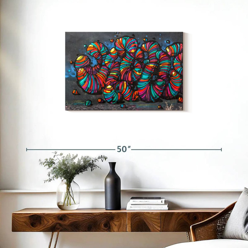 Brampt Street Worms, 20" H x 30" W