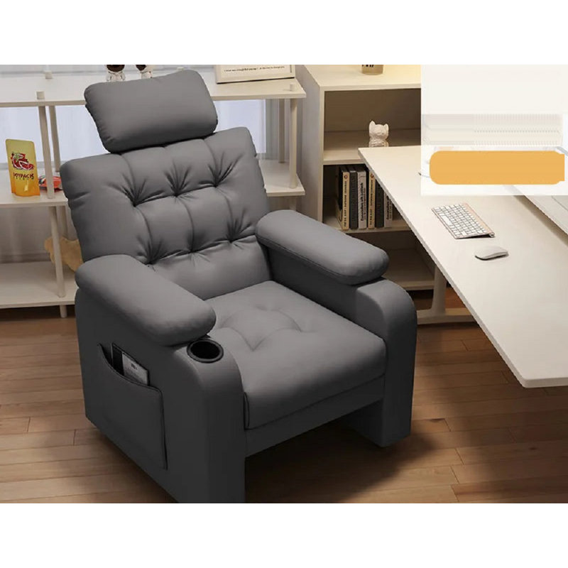 Naloni Genuine Leather Side Chair