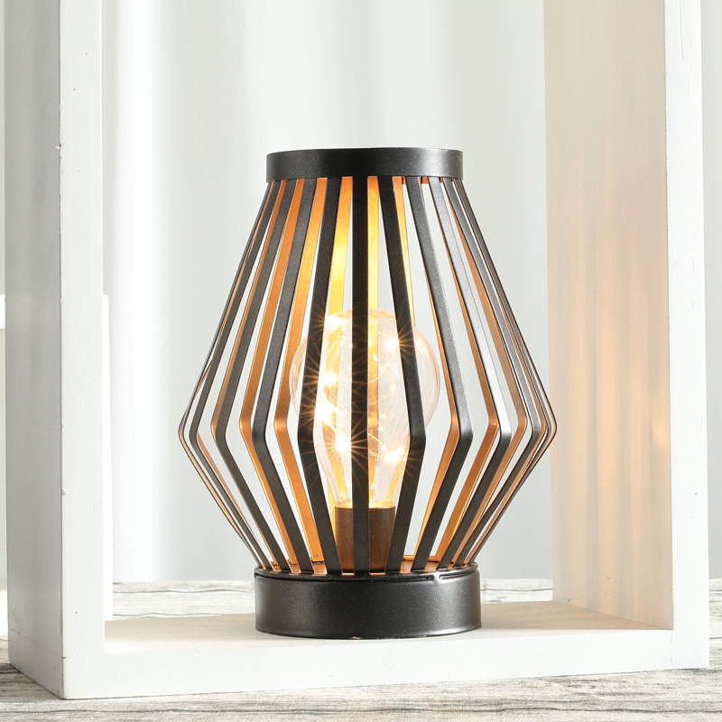 Lampe de table d'extérieur à pile 8,7 po