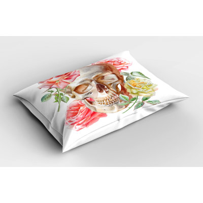 Evil Polyester Floral Sham Set