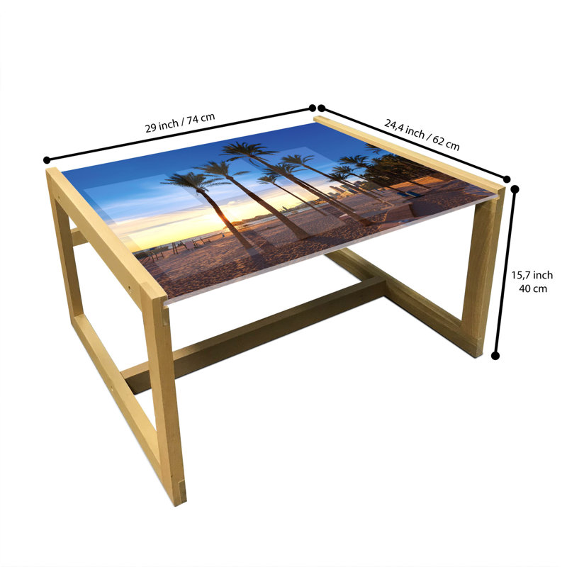 Jackson-Thomas Sled Coffee Table, 62cm H x 74cm W x 40cm D