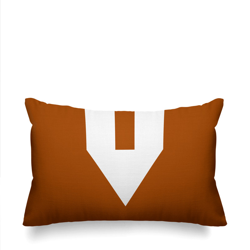 Coussin lombaire intérieur / extérieur Luella, Orange brûlé