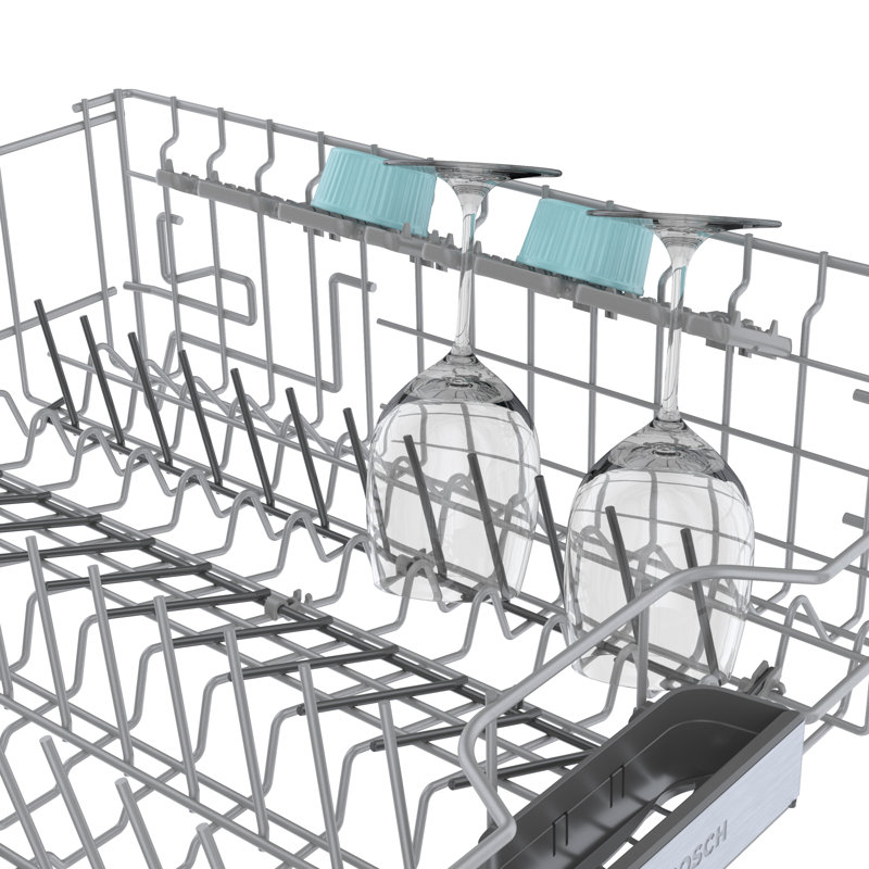 800 Series 24" Top Control Built-In Dishwasher with Stainless Steel Tub and Flexible 3Rd Rack, Black Inox