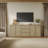 89.67" Bohemian-inspired Sideboard With Adjustable Shelves-410830303