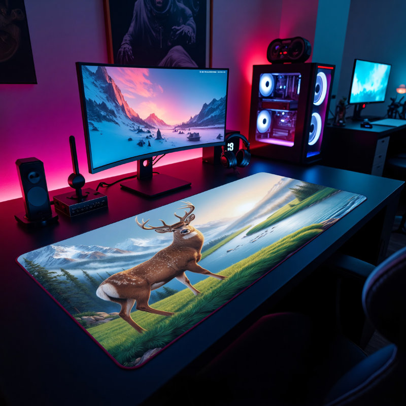 Polyester Desk Pad, 23.6x13.8