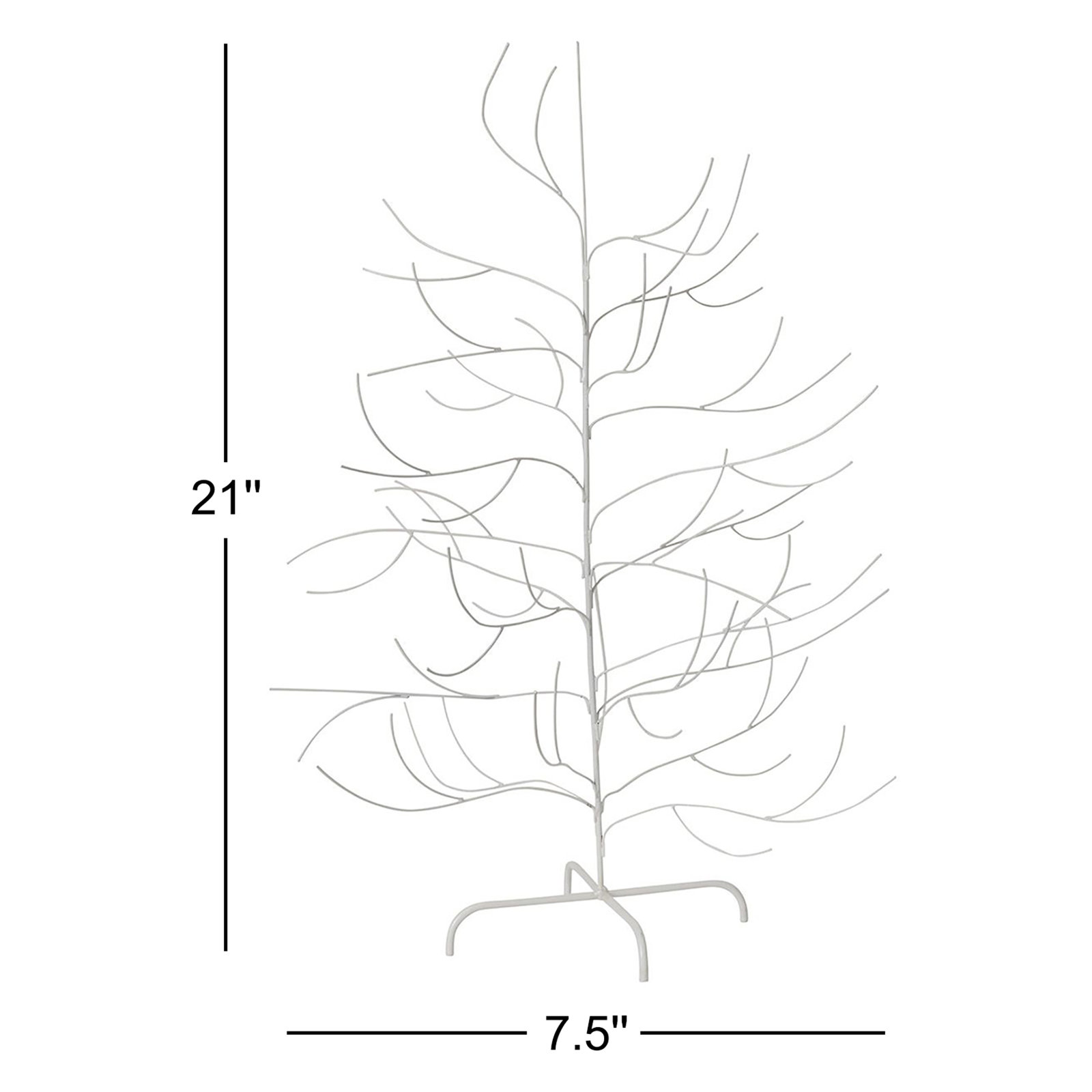 21'' Metal Plants & Flowers Shatterproof Tree