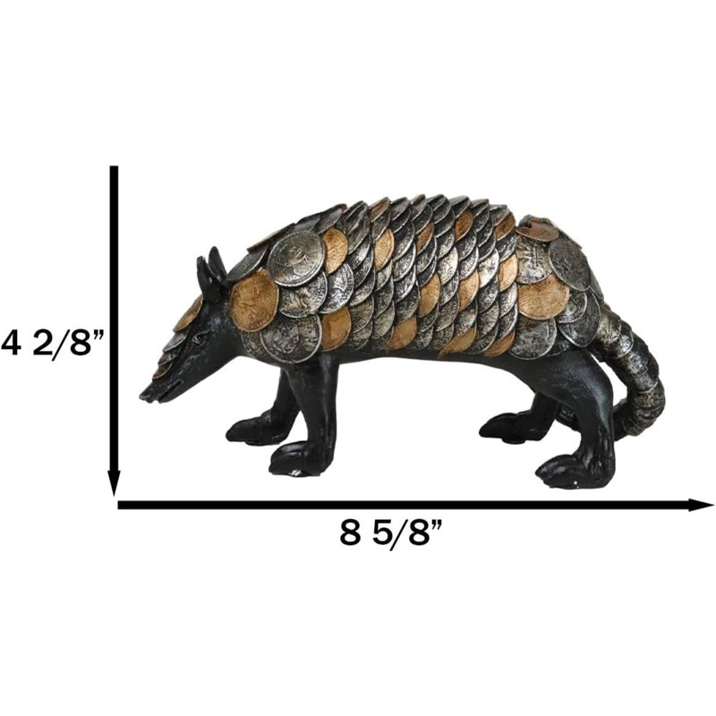 Armadillo Western Western avec pièces gravées