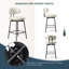 Tabouret de comptoir pivotant 27 po Bayville-115184305