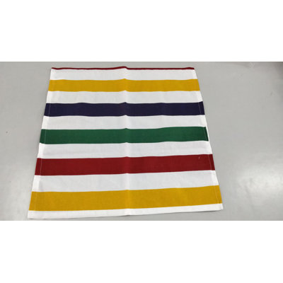 Burntwood Cotton Striped Square Napkin