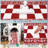 8x10 Checkered Christmas Area Rug, Washable Non Slip Low Pile Rug for Dining Room, Red-894471932-894471933