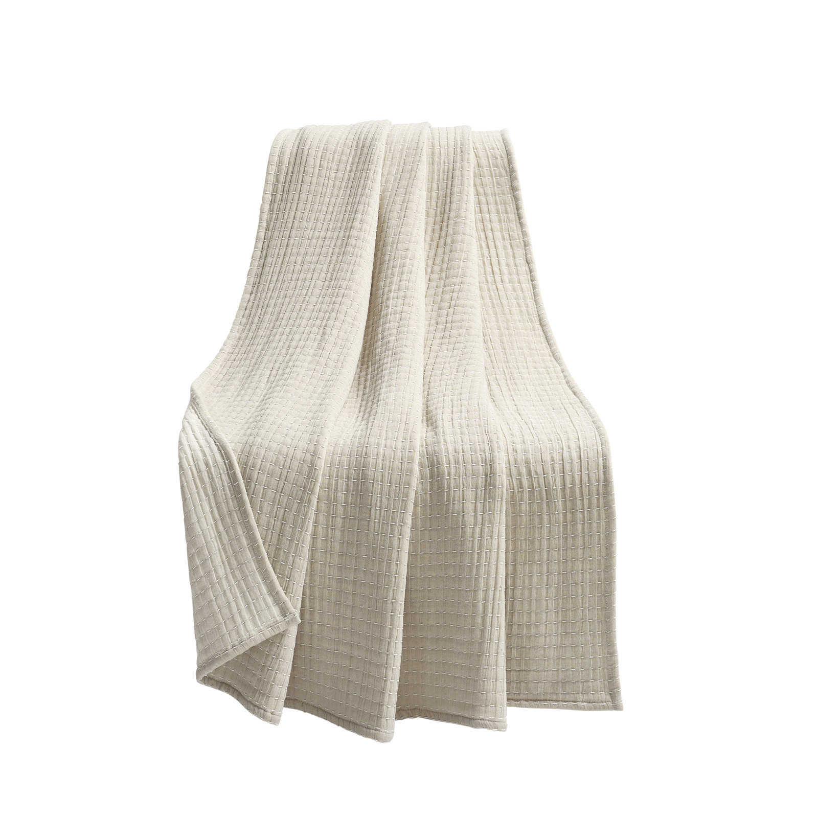 Windcrest Cotton Throw Blanket, Irovy