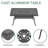 Tameia Patio Dining Set with , Off-White Cushions Included-1027556926-1027556925
