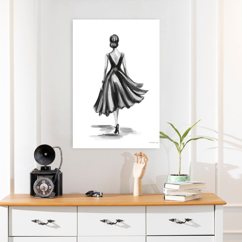 Classy Lady, art contemporain, H 24 po x l 16 po