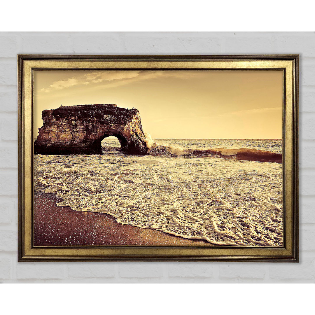 Gerahmtes Wandbild Beach Arch