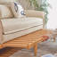 Canapé-lit causeuse 100% polyester beige