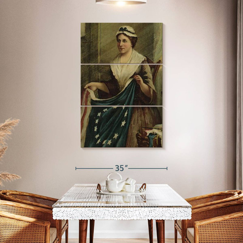 Leisha Betsy Ross, 50" H x 32" W