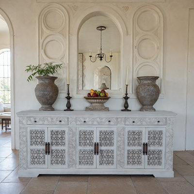 Fazila 102'' Solid Wood Sideboard