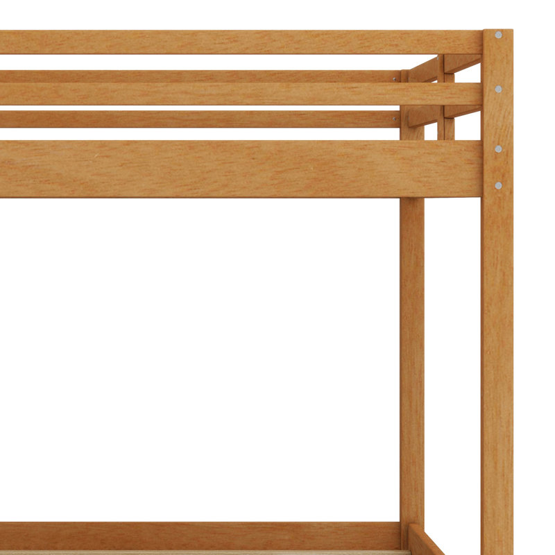 Lit superposé en bois avec échelle, Bois