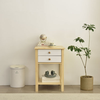 Support en bois massif Adaryl de l 17,7 po