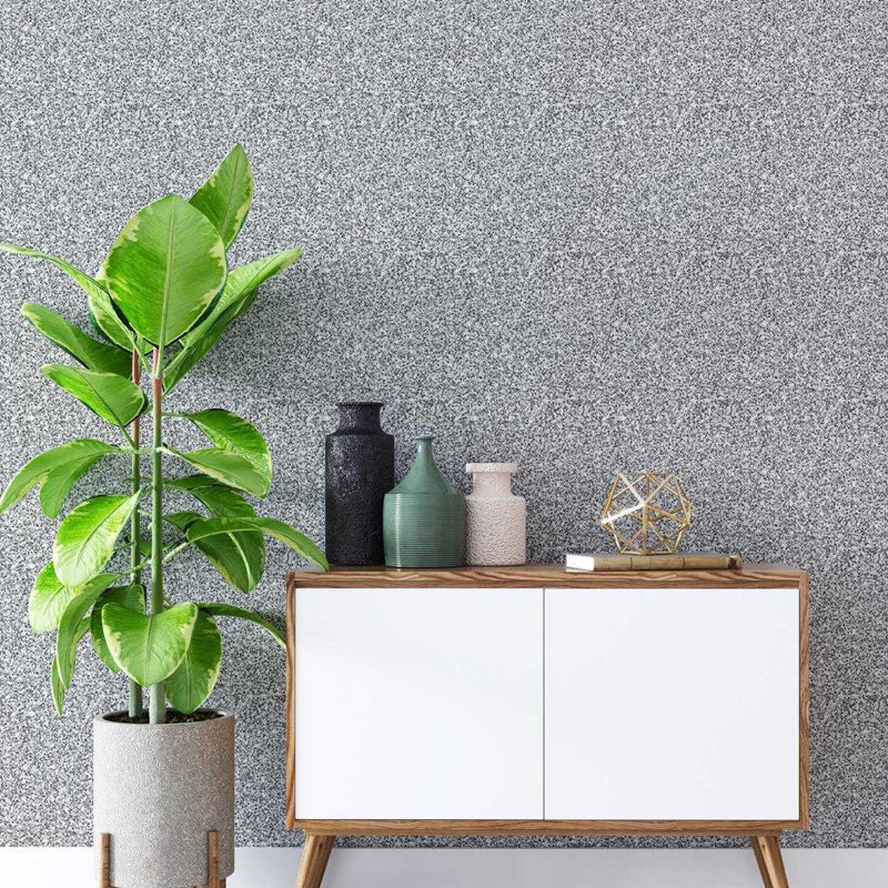Rouleau de papier peint adhésif lisse L 126 po x l 24 po Meladie