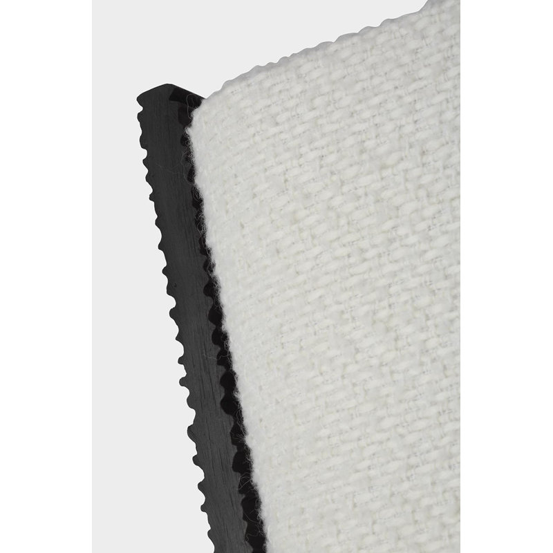 Anne-Marie Barton Fumar 55" Statement Floor Lamp with BouclÃ© Shade, Ridged Carbon