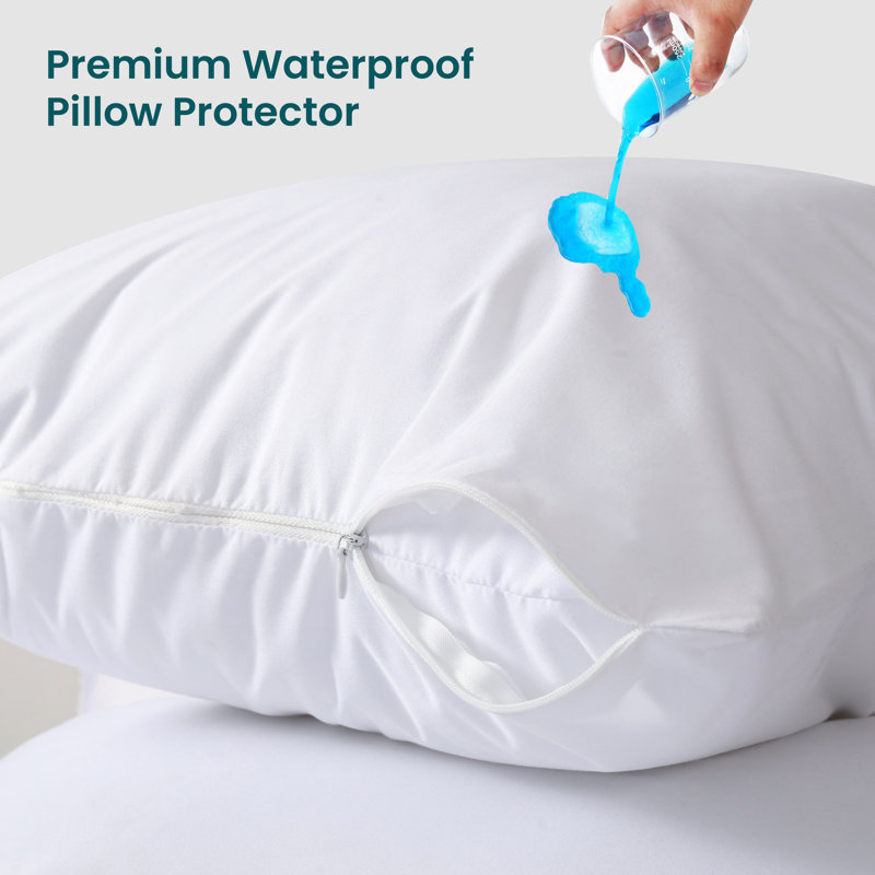 Waterproof Zippered Pillow Protector