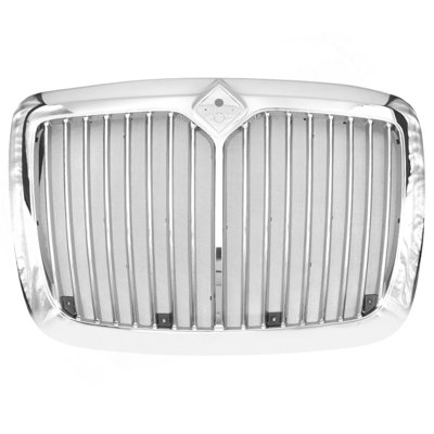 Chrome Front Grille Compatible With International Prostar 2008-2018 With Bug Screen