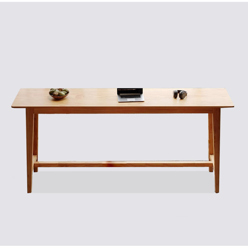 Nordic Minimalist Pine Rectangular Bar Table, 41.34"H x 78.74"L x 15.75"W