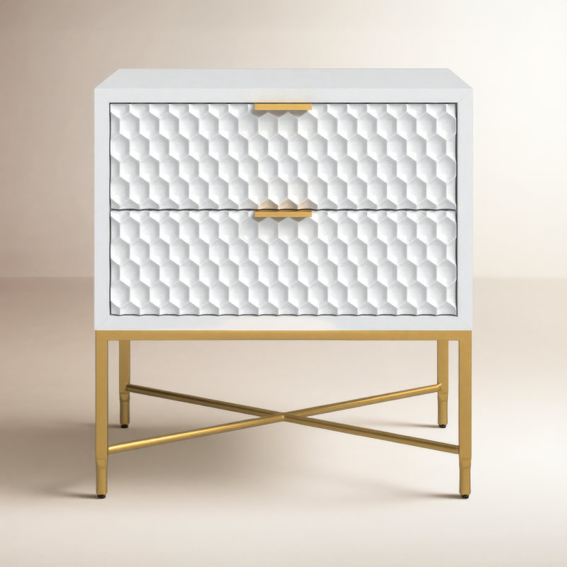 Capra 24'' W Nightstand, White