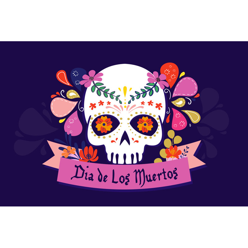 Day Of The Dead - Wrapped Canvas Print, 30cm H x 46cm W x 3.8cm D