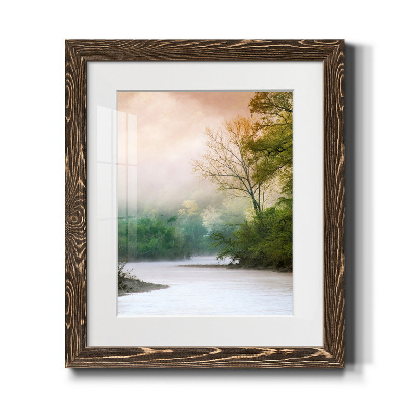 Beguilé - Impression sur papier encadré, Cadre noyer, H 20 po x l 17 po x P 1,5 po