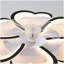 Ventilateur de plafond 26,7 po noir avec lumières, télécommande 3 températures de couleur, ventilateur à 6 vitesses