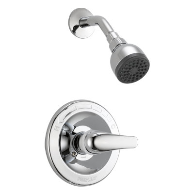 Garniture de douche à pression équilibrée avec poignée à levier unique