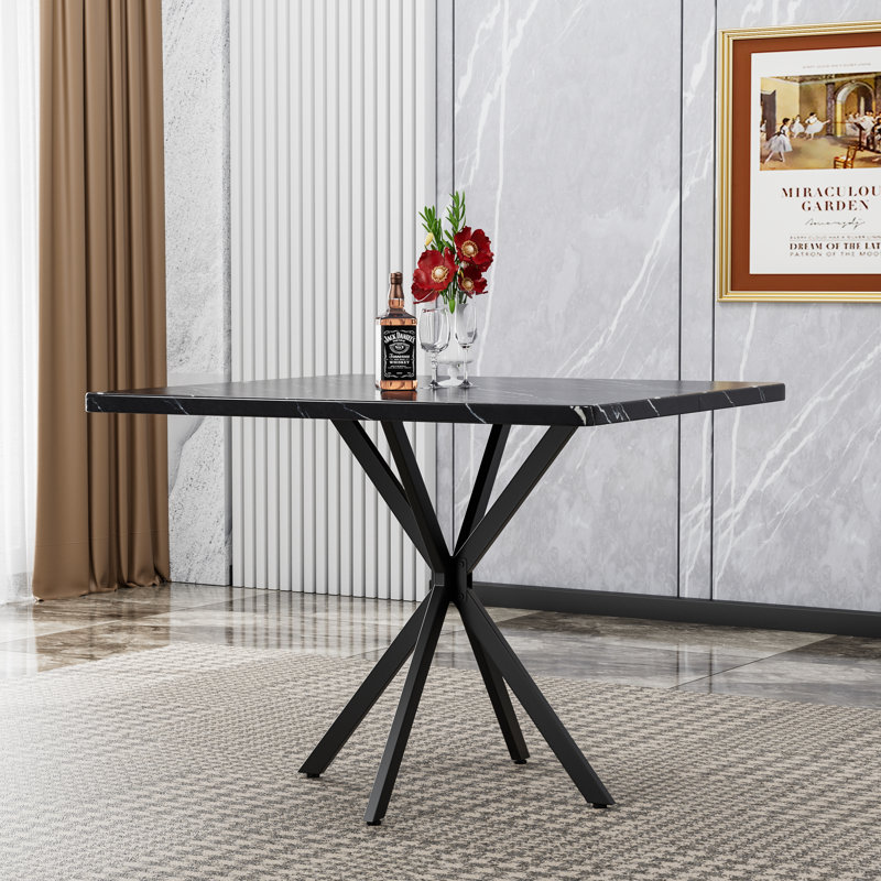 Table basse Mid Century Modern, Noir, noir, noir, noir