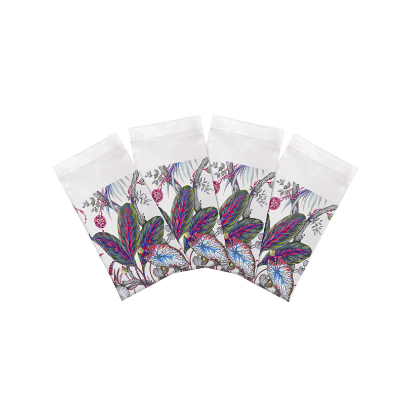 Amazonia Cotton Sateen Dinner Napkins, Aurelia