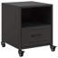 Ameara 36cm W Steel Bedside Table-1826630096