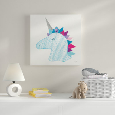 « licorne power ii », art sur toile