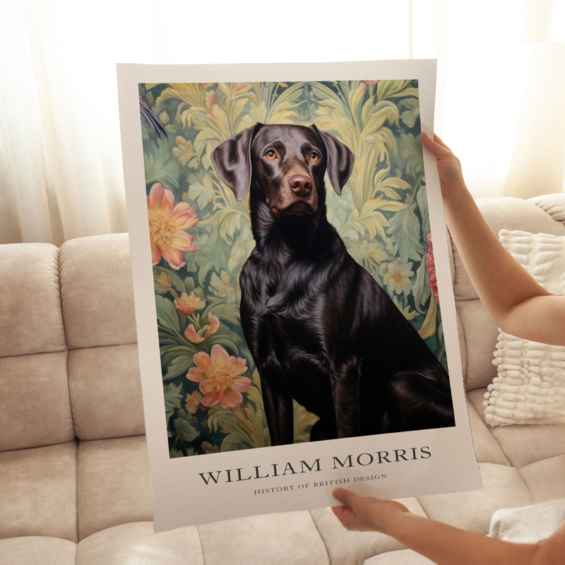Animaux, reproduction d'art non encadrée, Labrador Retriever, H 7 po x l 5 po