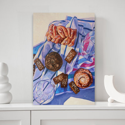Sweet Breakfast Still Life 1 Piece Wrapped Canvas Wall Art