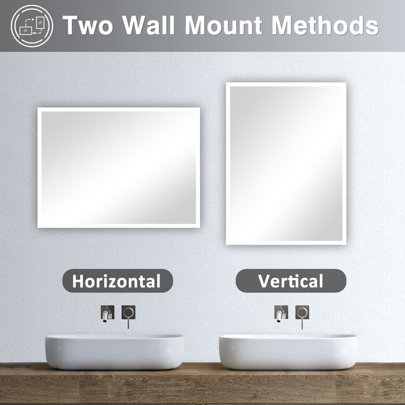 Neva Rectangle Mirror, 60 cm x 80 cm