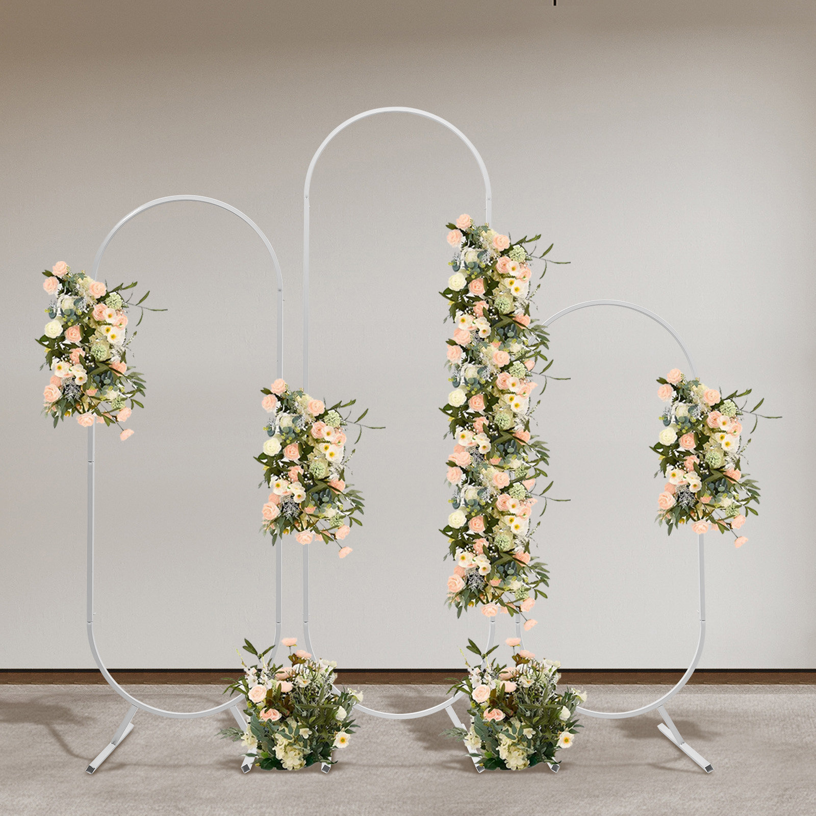 DENFER Carbon Steel Backdrops & Signs Wedding Decor | Wayfair