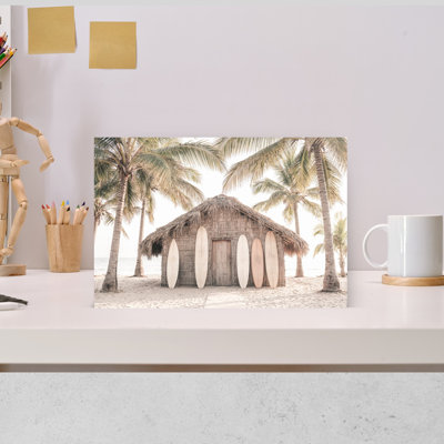 Beach Hut Contemporary Beach Wall Art