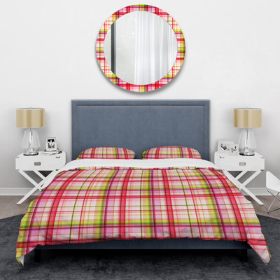 Pink Microfiber 3 Piece Duvet Cover Set