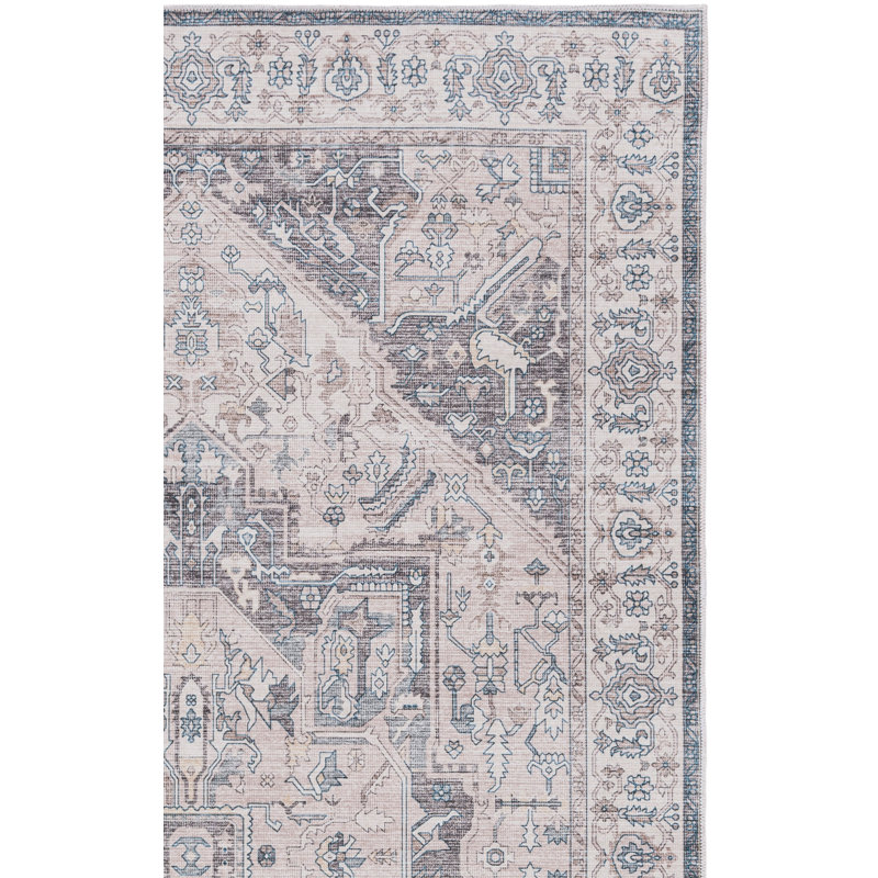 Maritess Performance Machine Washable Southwestern Rug, Rectangle 5' x 8'